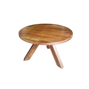 wooden acacia round stool