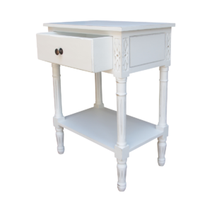 wooden bed side table
