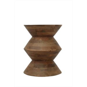 wooden round stool