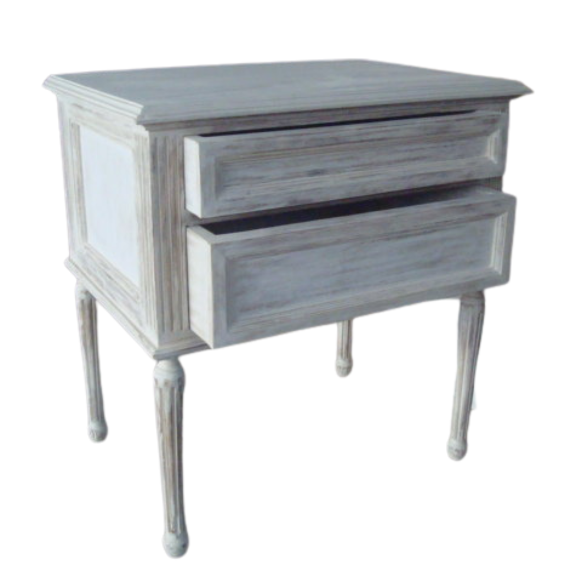 wooden bed side table with 2 drawers 60 × 40 × 76 cm wooden bed side table with 2 drawers 60 × 40 × 76 cm