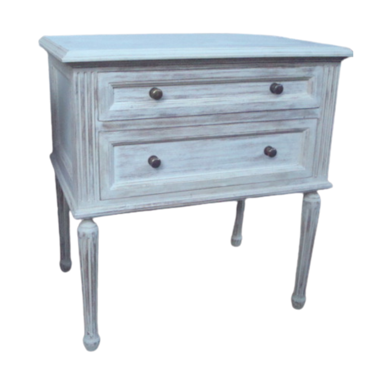 wooden bed side table with 2 drawers 60 × 40 × 76 cm wooden bed side table with 2 drawers 60 × 40 × 76 cm