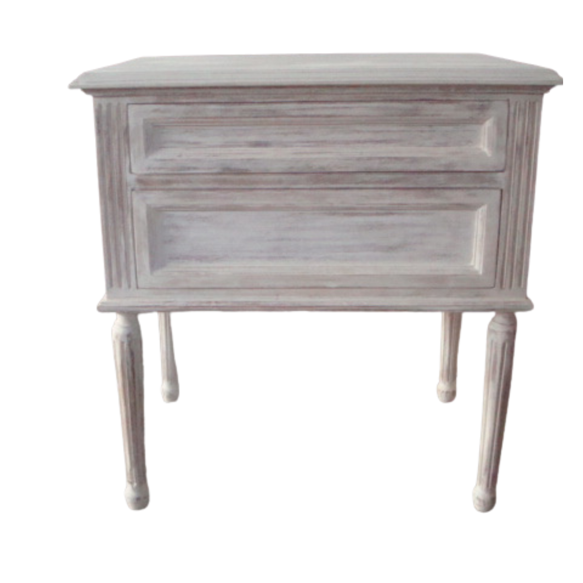 wooden bed side table with 2 drawers 60 × 40 × 76 cm wooden bed side table with 2 drawers 60 × 40 × 76 cm