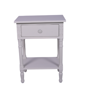 wooden bed side table 48 × 32 × 66 cm