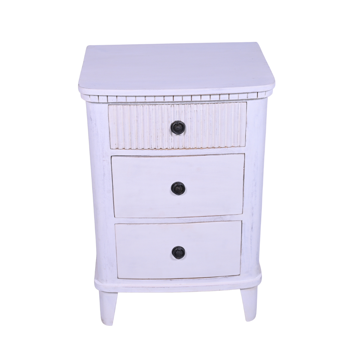 wooden bedside table with 3 drawers 50 × 38 × 75 cm wooden bedside table with 3 drawers 50 × 38 × 75 cm