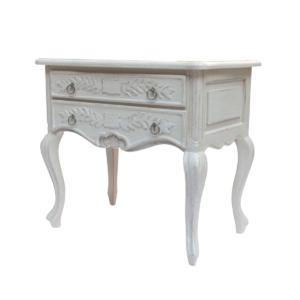 wooden cabinet with 2 drawers 70 × 40 × 75 cm