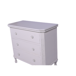 wooden cabinet with 3 drawers 90 × 45 × 82 cm